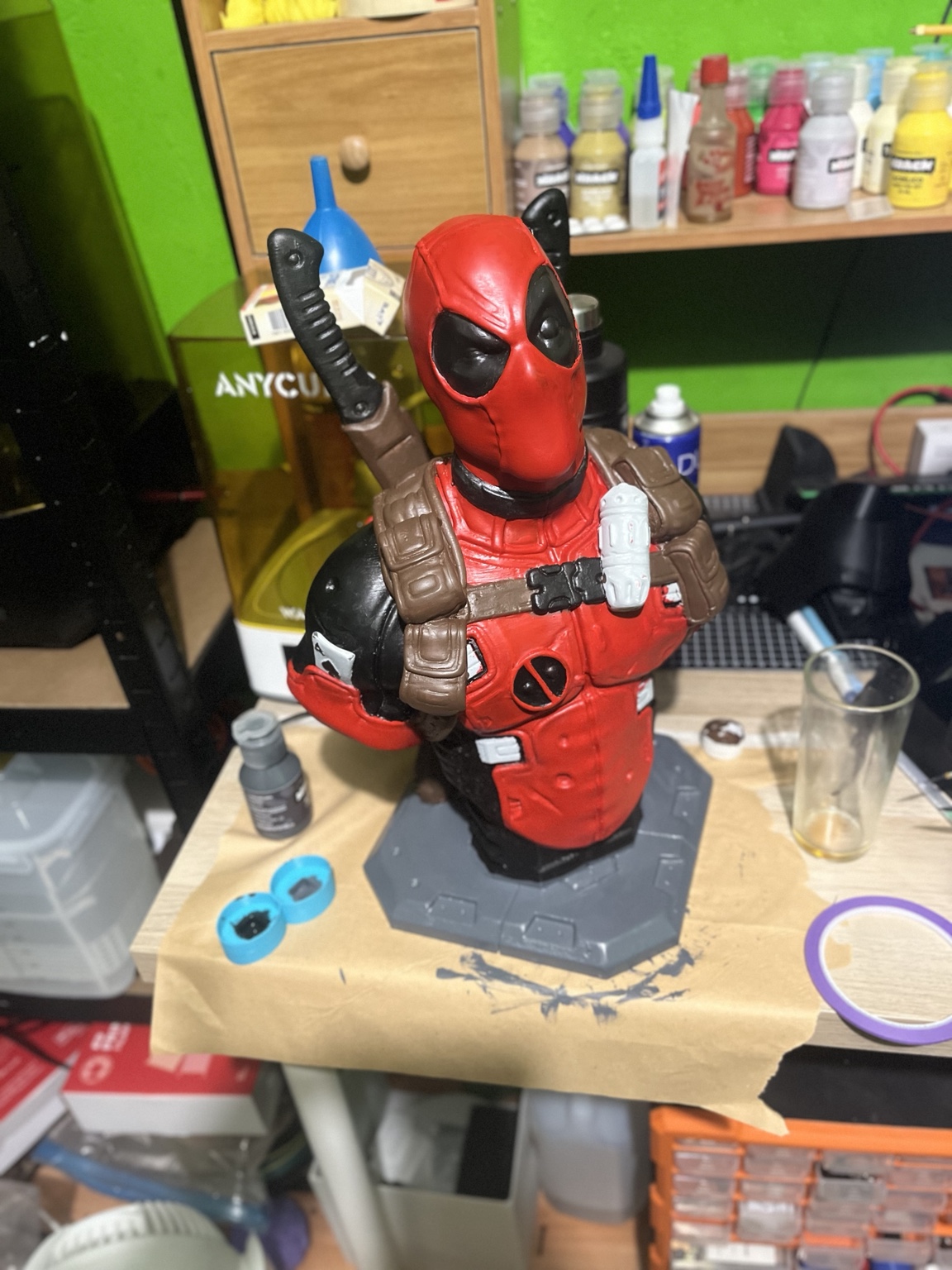 Figura pintada a mano realizado por Rinne Impresiones 3D